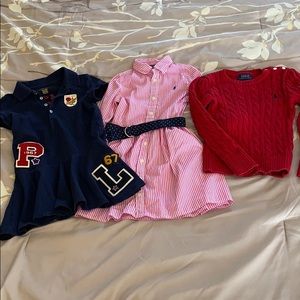 Lot of 4T Girls Polo
